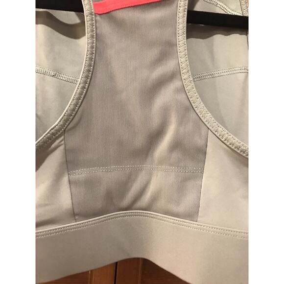 Fabletics Women's Gray Trinity High Impact Sports Bra Racerback Strap. 14"w 14"L - Picture 4 of 5